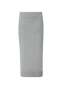 comma, CASUAL IDENTITY - Bleistiftrock, 3/4-lang, für Damen - 93W7 GREY/BLACK