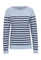 GALERIA essentials Pullover, Rundhalsausschnitt, Langarm, Streifen, für Damen Bild 1