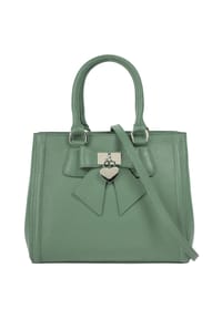 Cluty - Handtasche Echt Leder, Made In Italy - beige