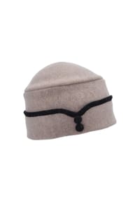 SEEBERGER - Wollhut, Knöpfe, für Damen - 10 BLACK