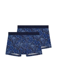HOM - Retro Short / Pant 2er Pack Bohemian - Navy print