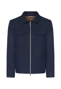 bugatti - Übergangsjacke, Klappkragen, für Herren - 390 MARINE