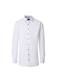 VENTI - Herren Businesshemd uni Comfort Fit - Blau