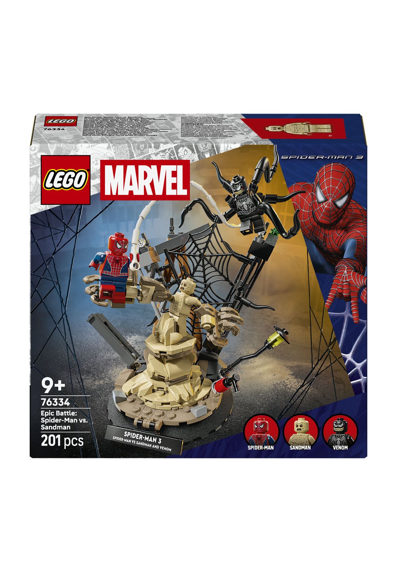LEGO 76334 Bauset, 201 Teile: Epic Battle: Spider-Man vs. Sandman - Bild 20