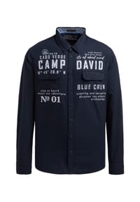 CAMP DAVID - Hemd Cabo Verde Langarmhemd - dunkelblau