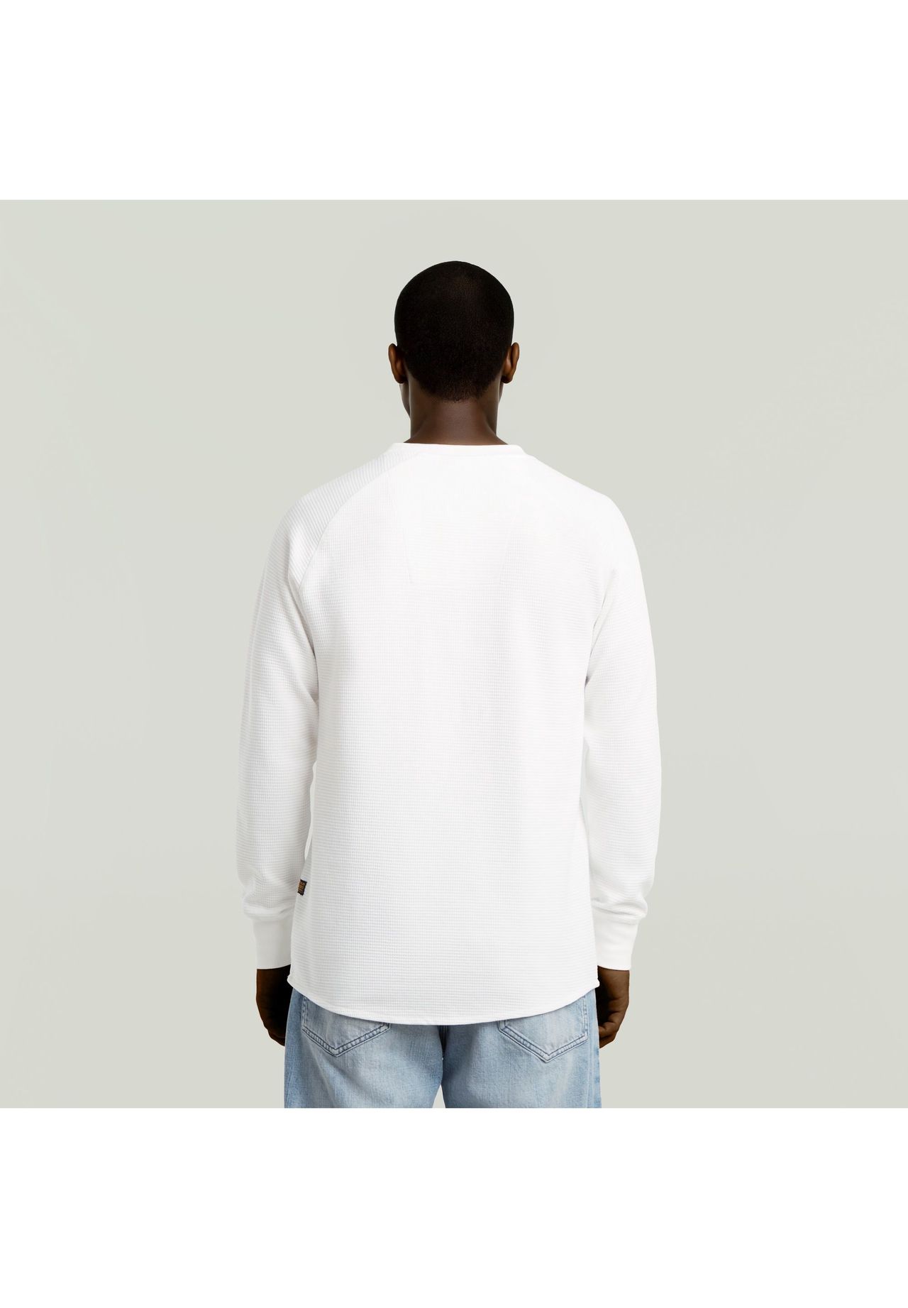 G-STAR Raw Langarmshirt, RippbüNdchen, FüR Herren, Weiß, S