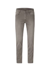 PADDOCK'S® - 5-Pocket Jeans mit Motion & Comfort Stretch PIPE - mid. grey od brown used