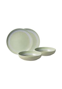 like. by Villeroy & Boch Tafel-Set Perlemor Alga 4er Set grün - PERLEMOR - grün