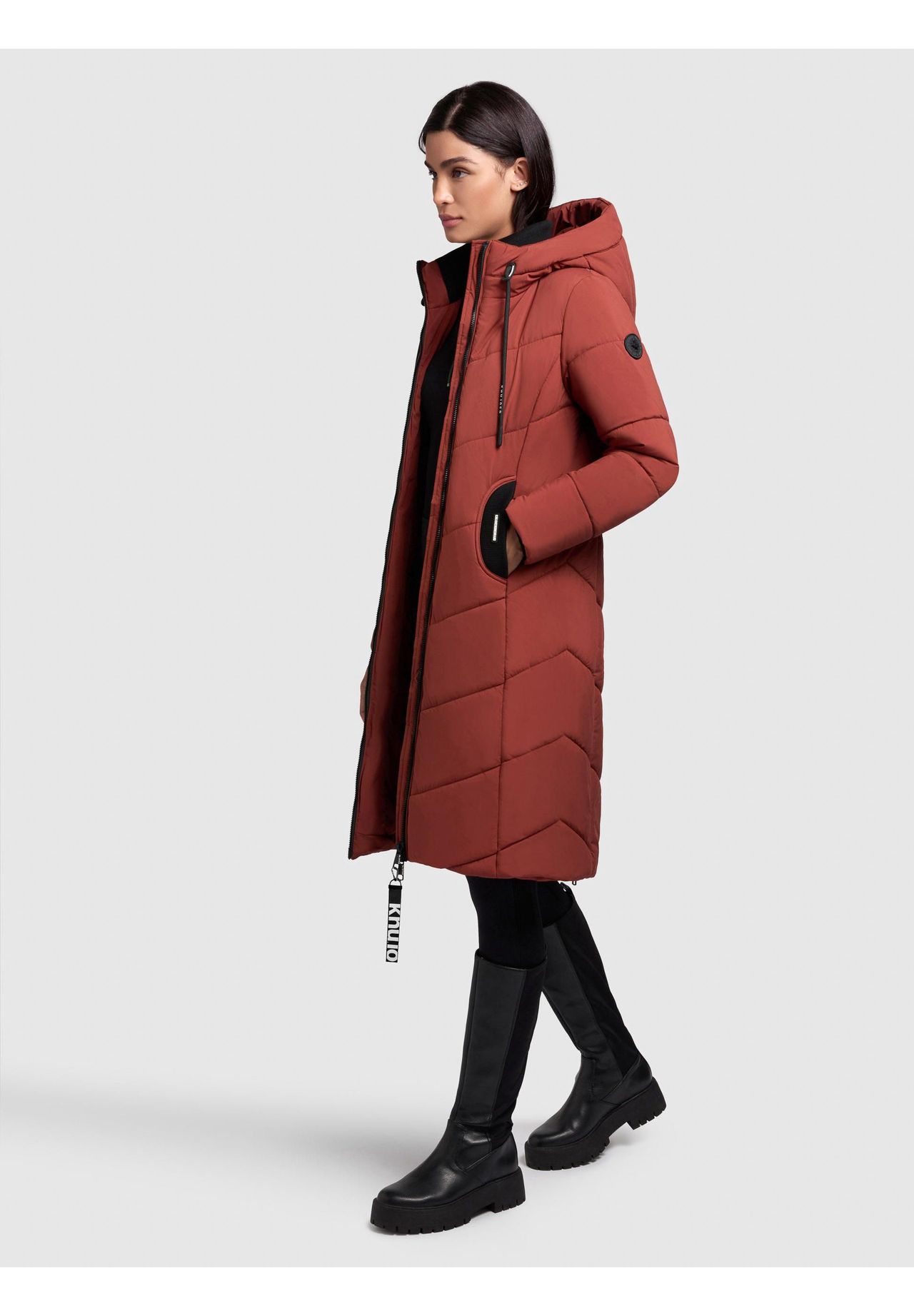 Wollmantel Für Damen Von MOKBAY - Eleganter Herbst-/Wintermantel Mit Knöpfen, Auch In Großen Größen