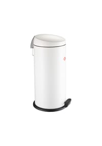 Wesco - Capboy Maxi Treteimer, Stahlblech - Weiß matt