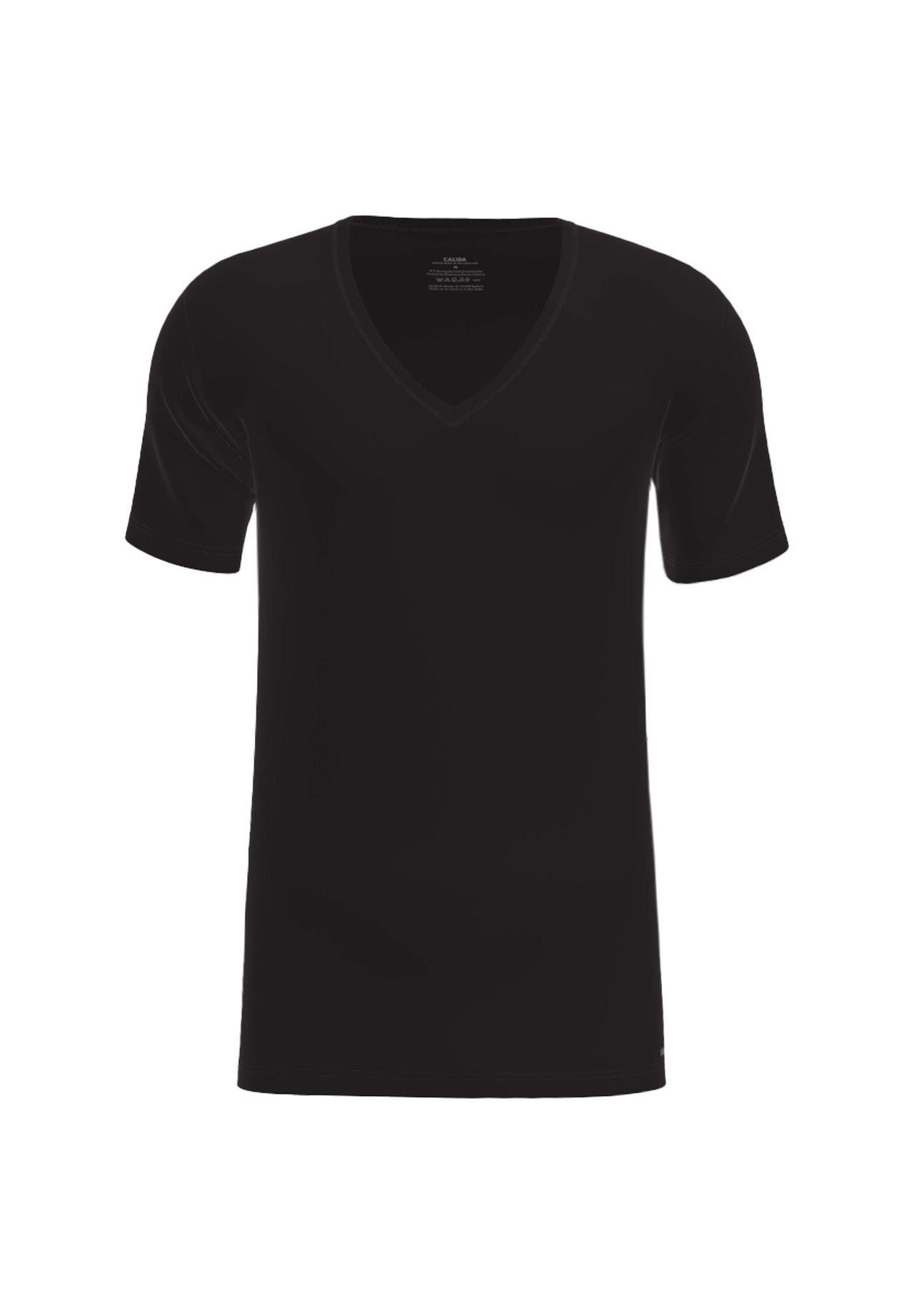 Calida Herren Schwarz Cotton Code T-Shirt, V-Neckfür Xl, Dein Tägliches Codewort Heißt: Komfort - Bild 4