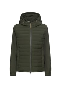 camel active - teXXXactive® Blouson mit verstellbarer Kapuze - Perlweiß