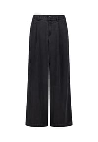 zero - Stoffhose, Eingrifftaschen, für Damen - 9622 BLACK DENIM