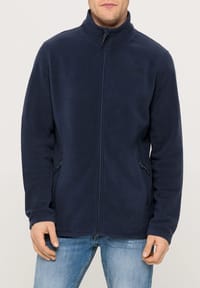 moorhead Fleecejacke, Stehkragen, Reißverschlusstaschen, für