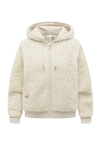 ragwear™ - Plüschjacke Taliana Emboss Y - Dark Choco