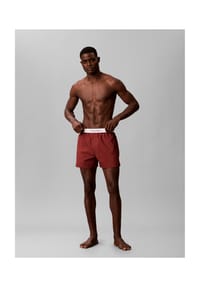 Calvin Klein - Schlafanzug-Hose, Logo-Bund, für Herren - 59A  RED