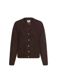 camel active - Strickjacke mit gerader Passform - Braun