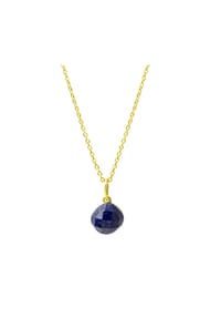VANDENBERG - Damen Halskette mit Anhänger, 925er Silber mit Lapislazuli  - GOLD