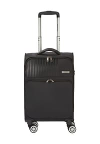 GLOBETROTTER - KINZIG 4-Doppelrollen-Trolley, TSA Schloss, Zweiwegereißverschluss - BLACK
