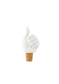 DONKEY - Flaschenverschluss Thumbs Up Hands, Weiß - Weiß