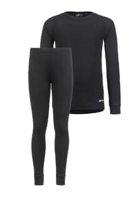 WHISTLER - Funktionswäsche-Set Funktionswäsche-Set Oppdal mit schlichtem Langarmshirt und Tights - 1001 Black