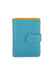 Mywalit - Medium Snap Wallet Geldbörse Leder 13 cm - 4 BLACK PASE