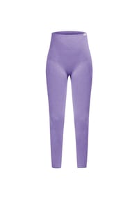 SMILODOX - High Waist Leggings Amaze Ripp - Anthrazit Melange