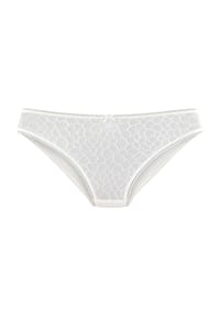 LASCANA - Chiara Slip, Netz-Muster, uni, für Damen - 1493 CREAM