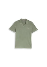 TOM TAILOR - T-Shirt, Reverskragen, für Herren - 10348 GARDEN WHITE