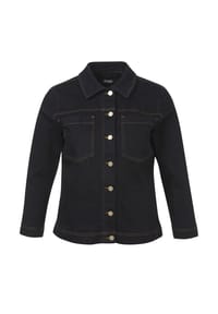 frapp - Jacke in Große Größen - raw blue denim