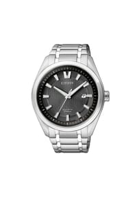 CITIZEN® SUPER TITANIUM - Herrenuhr "AW1240-57E" - silber