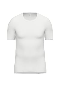 AMMANN - Unterhemd, Rundhals-Ausschnitt, Feinripp, für Herren - 1 WEISS