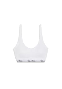 Calvin Klein - Icon Cotton Modal Bralette, breite Träger, für Damen - 100 WHITE