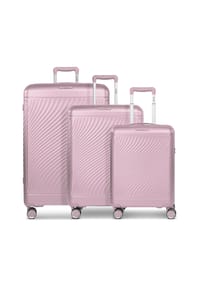 PICARD Vienna - Vienna 4 Rollen Kofferset 3-teilig mit Dehnfalte - black