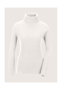 MADELEINE - Rollkragenpullover aus Kaschmir - perlweiß