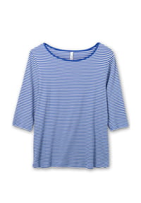 sheego - Ringelshirt - marine