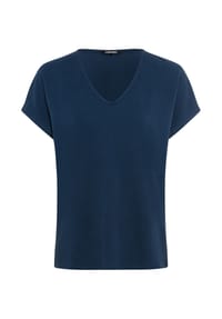 olsen - T-Shirt, Waffel-Stuktur, für Damen - 10051 OFF WHITE