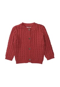 STACCATO - Strickjacke, Rippbündchen, für Kinder - BRIGHT RED