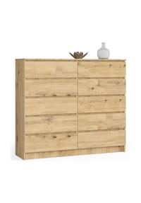 Akord - Kommode K140 mit 10 Schubladen - artisan-eiche