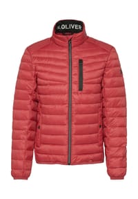 s.Oliver - Steppjacke, Kontrastdetails, für Herren - 9016 GREY/BLACK