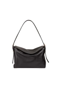 DuDu - Schultertasche Leder 30 cm - brown