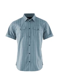 HERO BY JOHN MEDOOX® - HECTOR Herren Kurzarm-Hemd - blue check