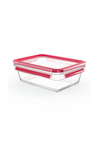 emsa Frischhaltedose - CLIP & CLOSE - TRANSPARENT/ROT