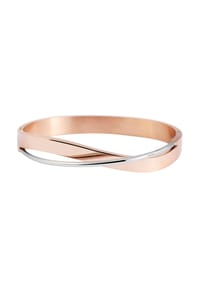 Adelia's Bold Style - Armband – Armreif aus Edelstahl Ø 6,0 cm cm - silber