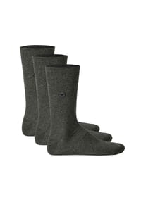 TOM TAILOR - Herren Socken, 3er Pack - Basic, Baumwollmischung, einfarbig - Blau