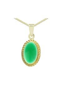 OSTSEE-SCHMUCK® - Kette mit Anhänger , Julie , Gold 333/000 - gold