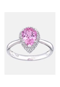 Diamant L'eternel - Ring, mit 0.07 ct Diamant, 375 Weißgold - white gold