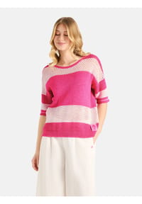LIEBLINGSSTÜCK - Damen Pullover aus Baumwoll-Leinen-Mix AliaL - 452 ROYAL BLUE