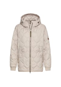 camel active - Wasserabweisende Oversized-Jacke mit 2-Wege Reißverschluss - Grau