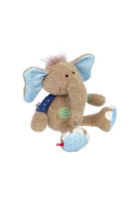 sigikid® - Kuscheltier Patchwork Sweety ,  für Babys und Kinder - blau